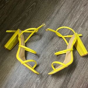 Yellow heels